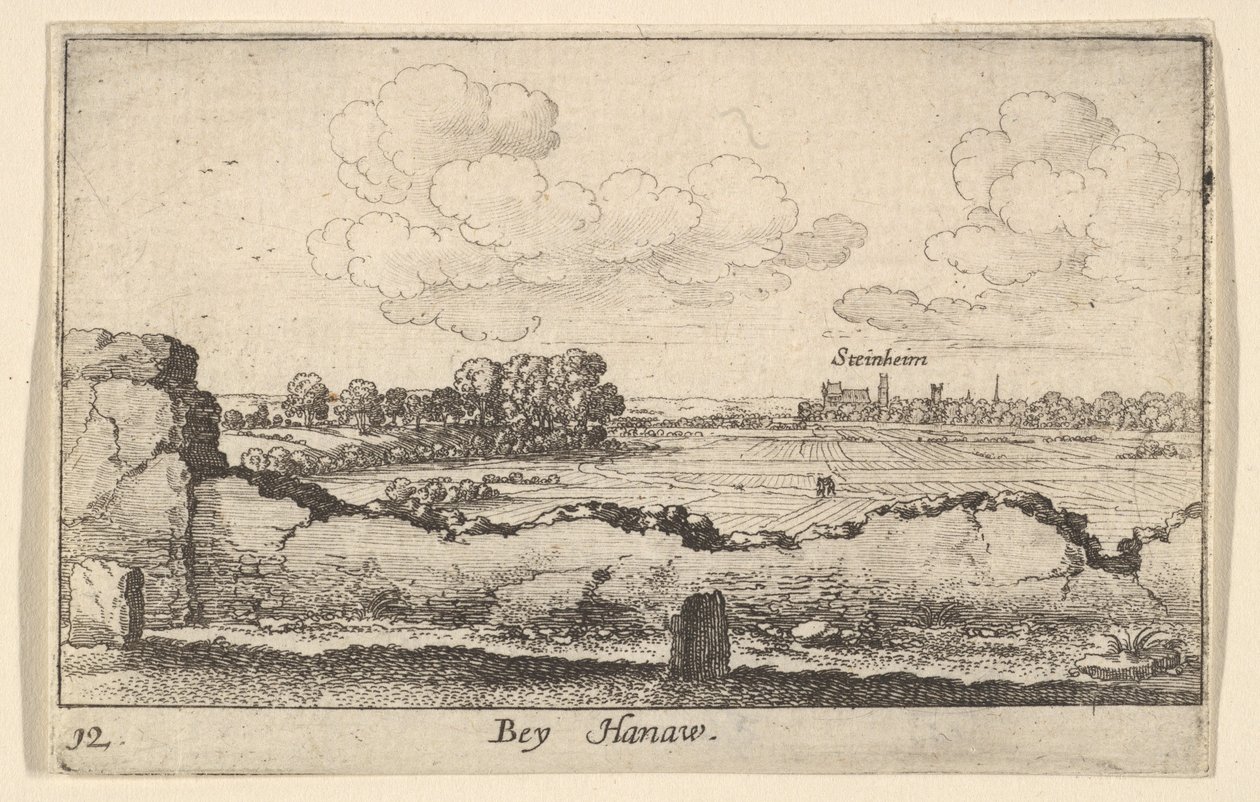 Hanau, 1635 von Wenceslaus Hollar