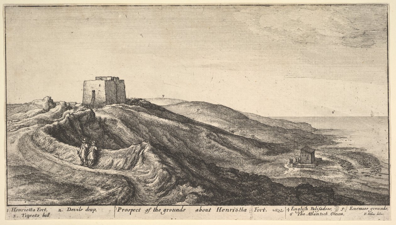 Henrietta Fort, ca. 1670 von Wenceslaus Hollar