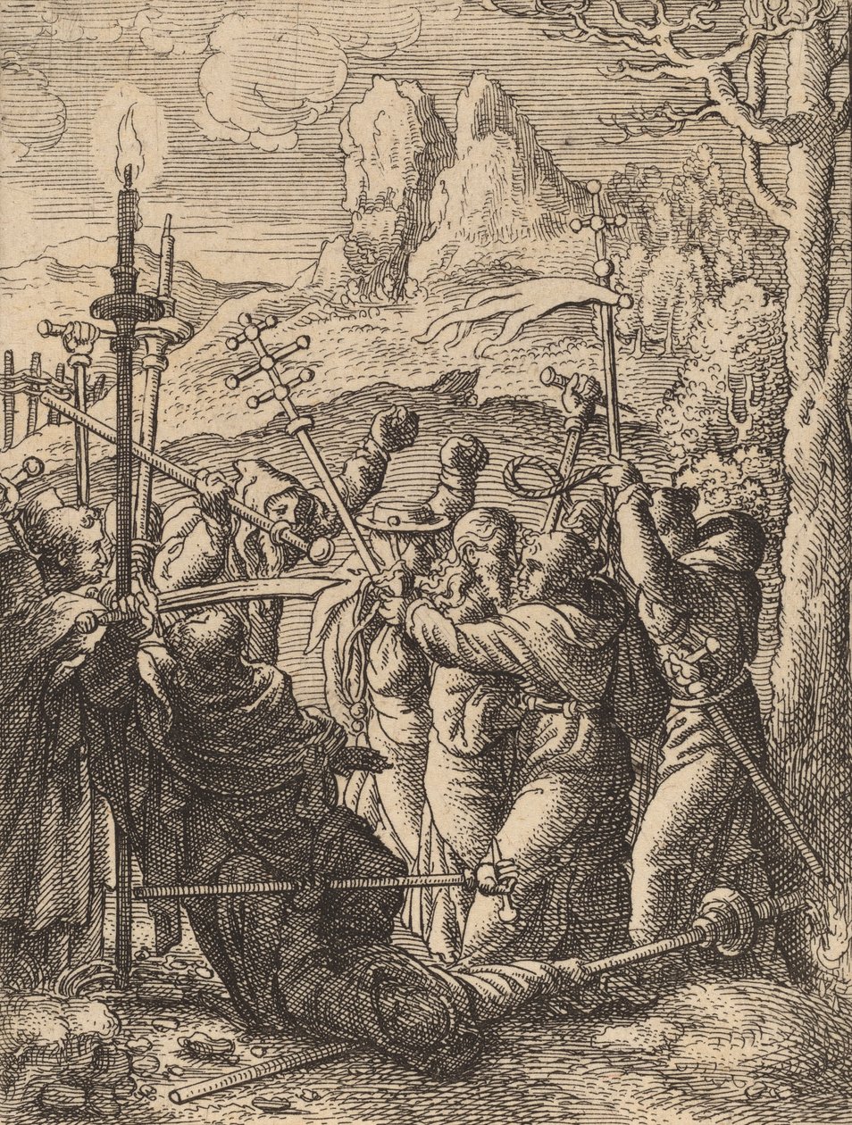 Jesus genommen von Wenceslaus Hollar