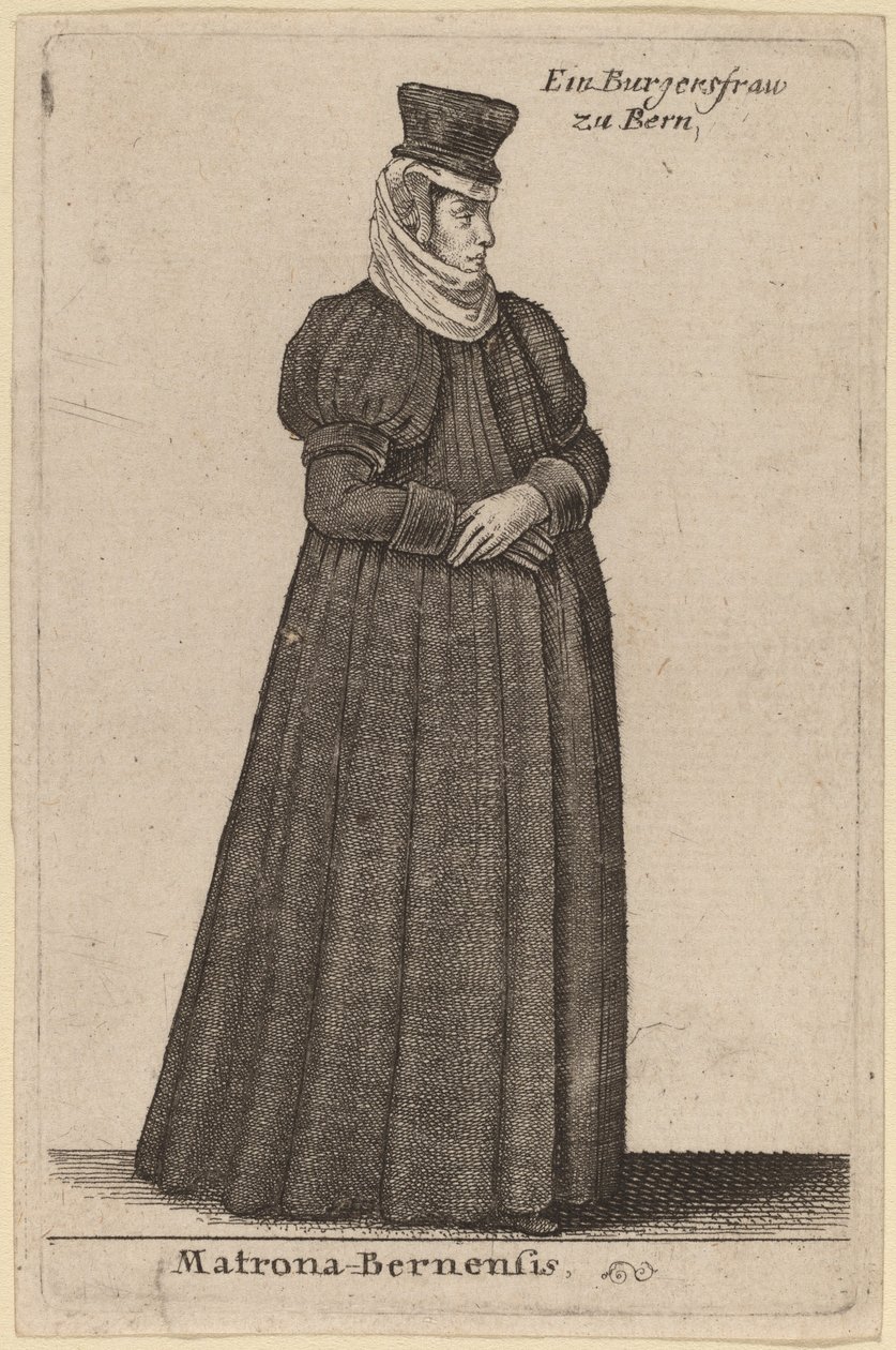 Matrona Bernensis von Wenceslaus Hollar