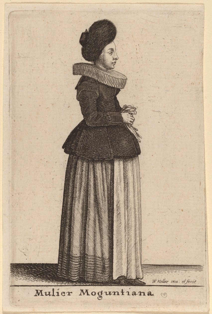 Mulier Moguntiana von Wenceslaus Hollar