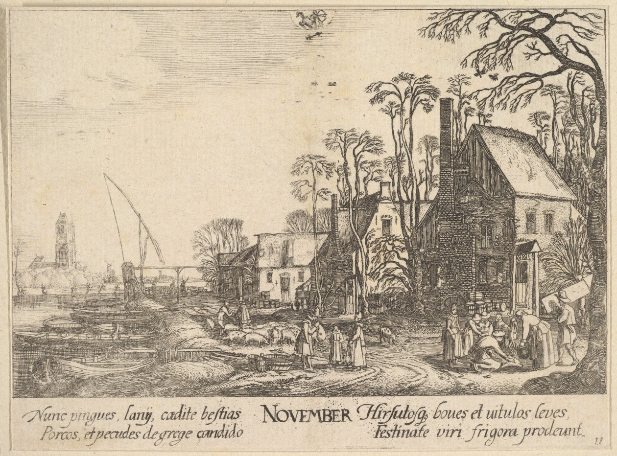 November, 1628-29 von Wenceslaus Hollar