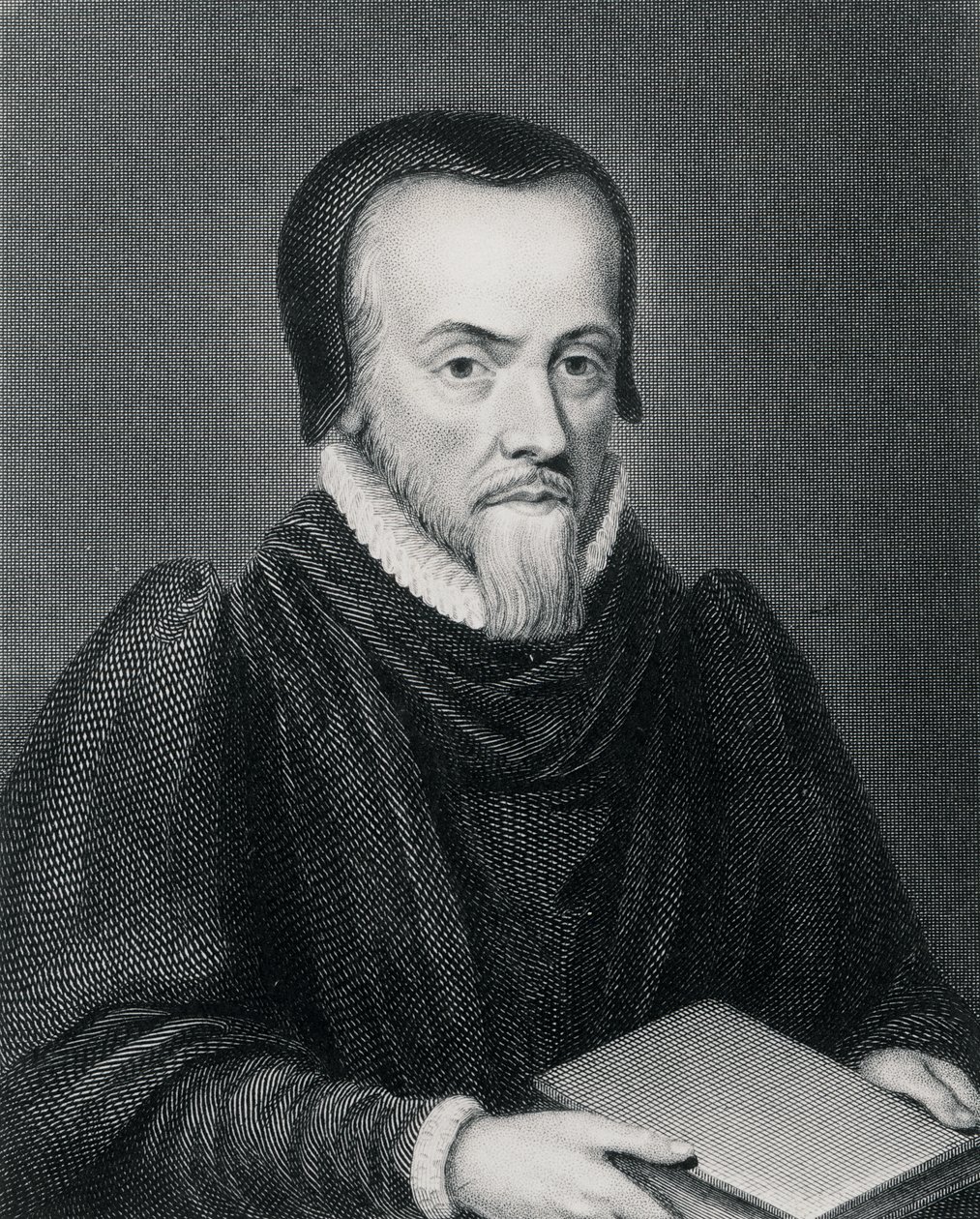 Richard Hooker (ca. 1554-1600), graviert von Edward Finden von Wenceslaus Hollar