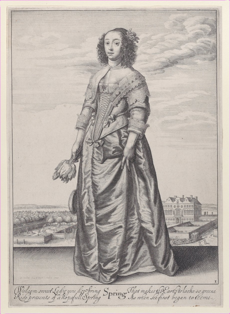 Frühling, aus Die Jahreszeiten von Wenceslaus Hollar