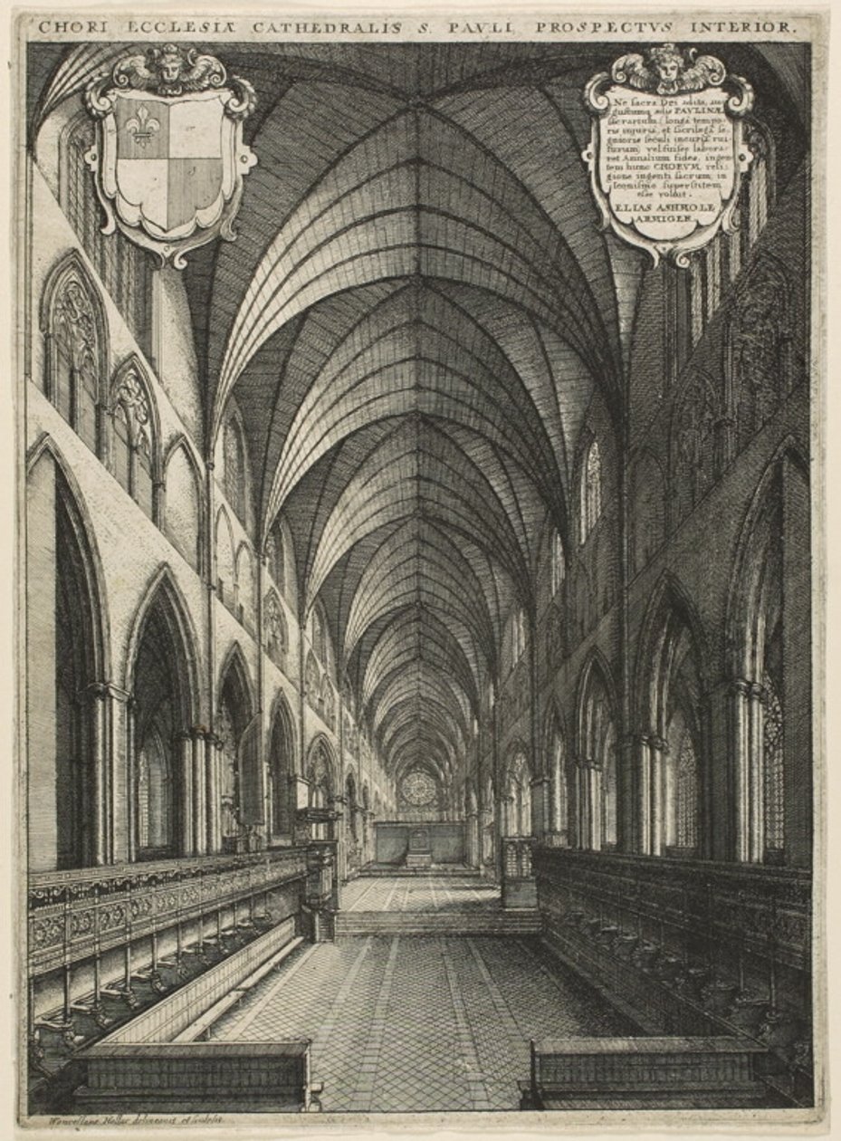 Chor von St. Paul von Wenceslaus Hollar
