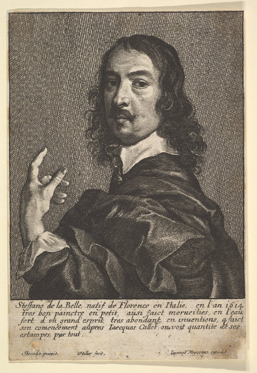 Stefano della Bella, 1649 von Wenceslaus Hollar