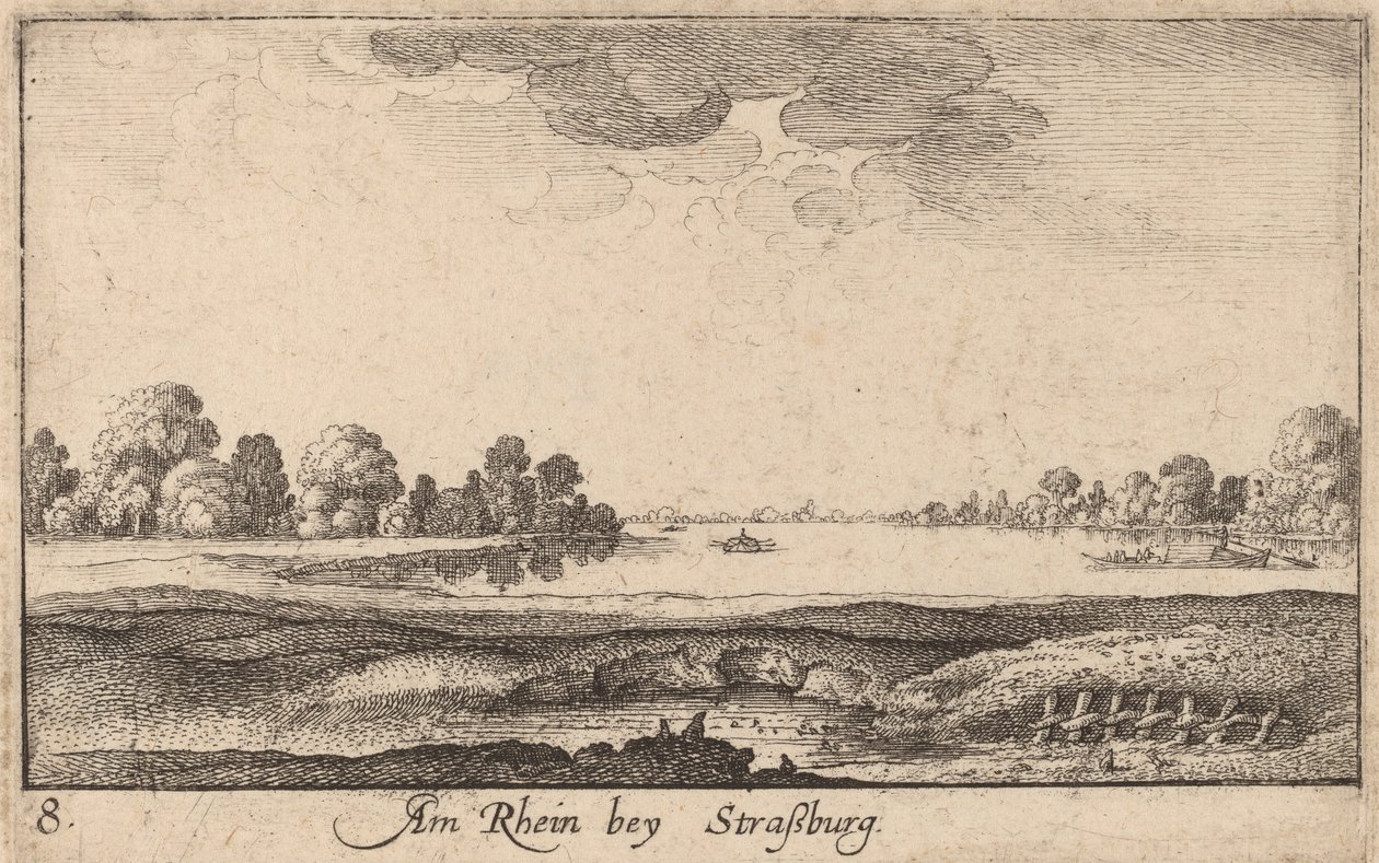 Straßburg: Das Zollhaus von Wenceslaus Hollar