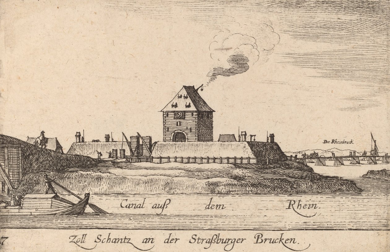 Straßburg: Das Zollhaus von Wenceslaus Hollar