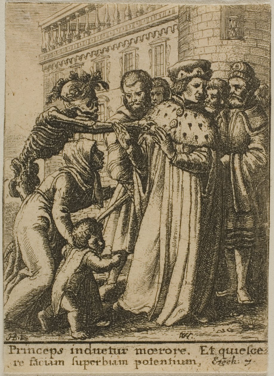 Der Herzog und der Tod von Wenceslaus Hollar