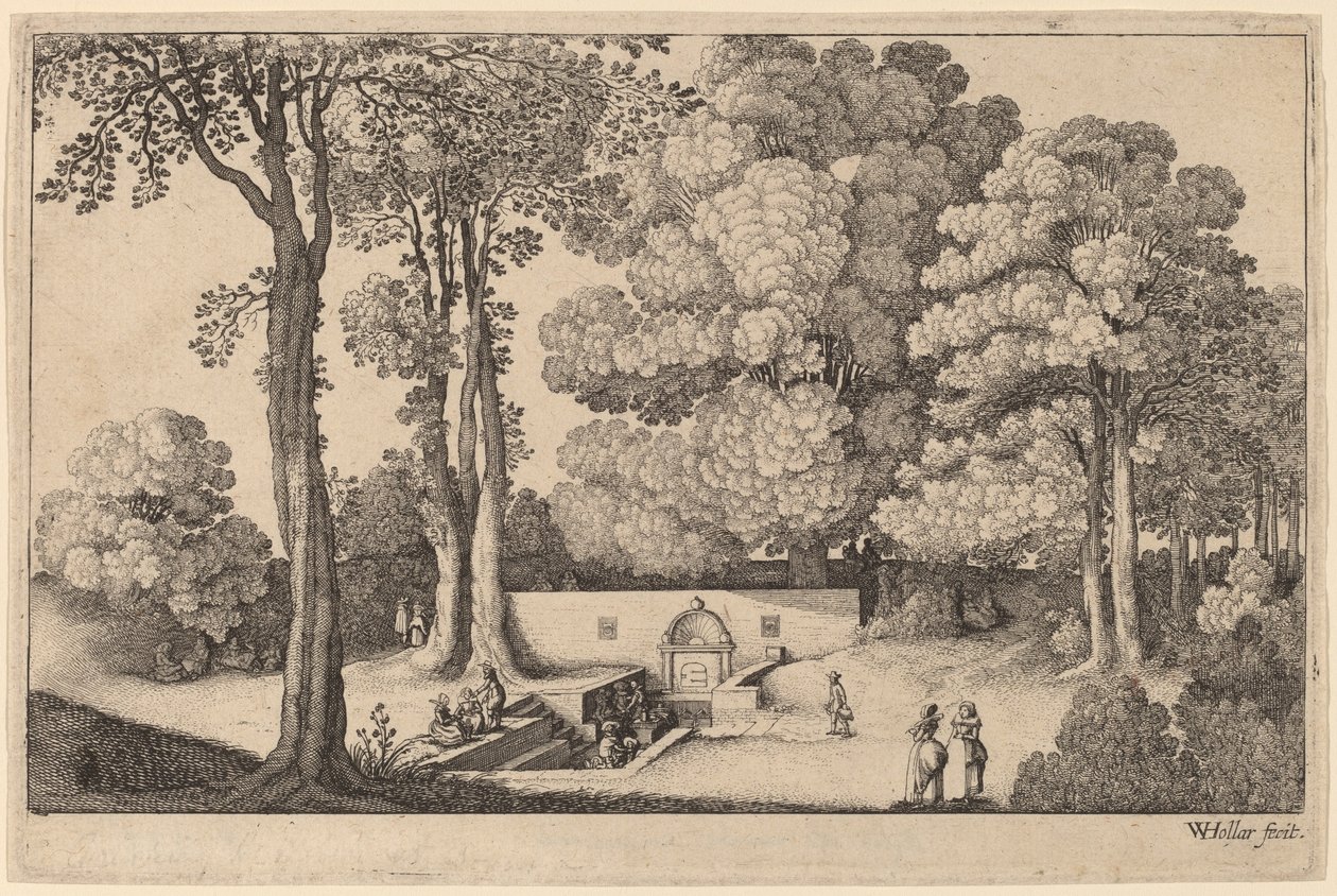 Die Mineralquelle von Wenceslaus Hollar