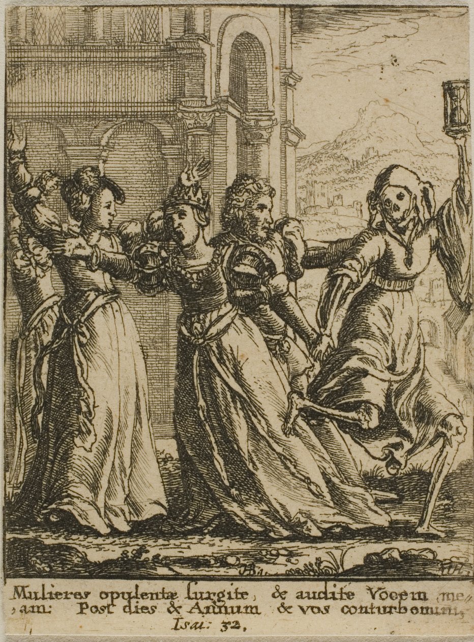 Die Königin und der Tod von Wenceslaus Hollar