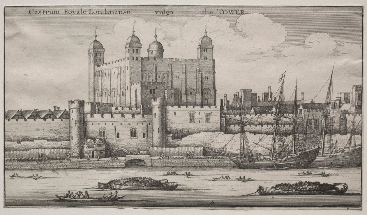 Der Turm, London von Wenceslaus Hollar