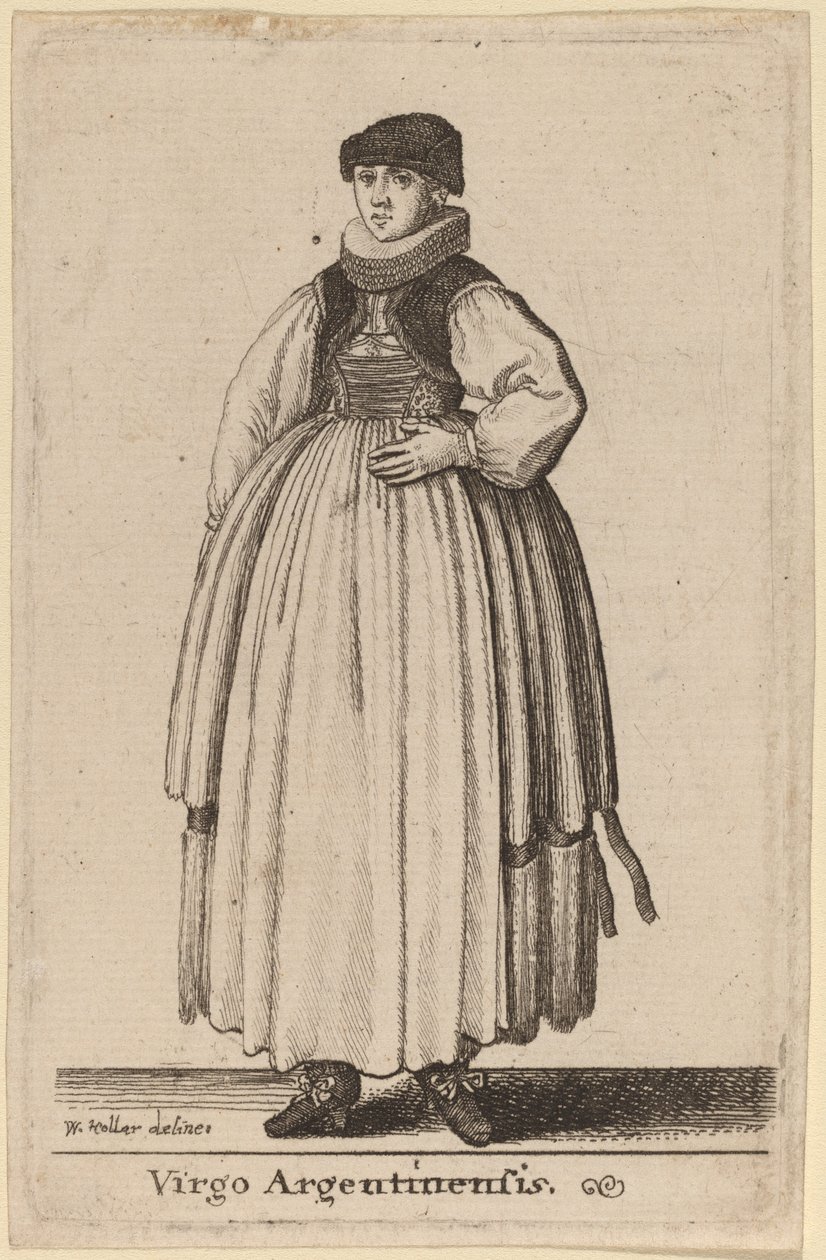 Virgo Argentinensis von Wenceslaus Hollar