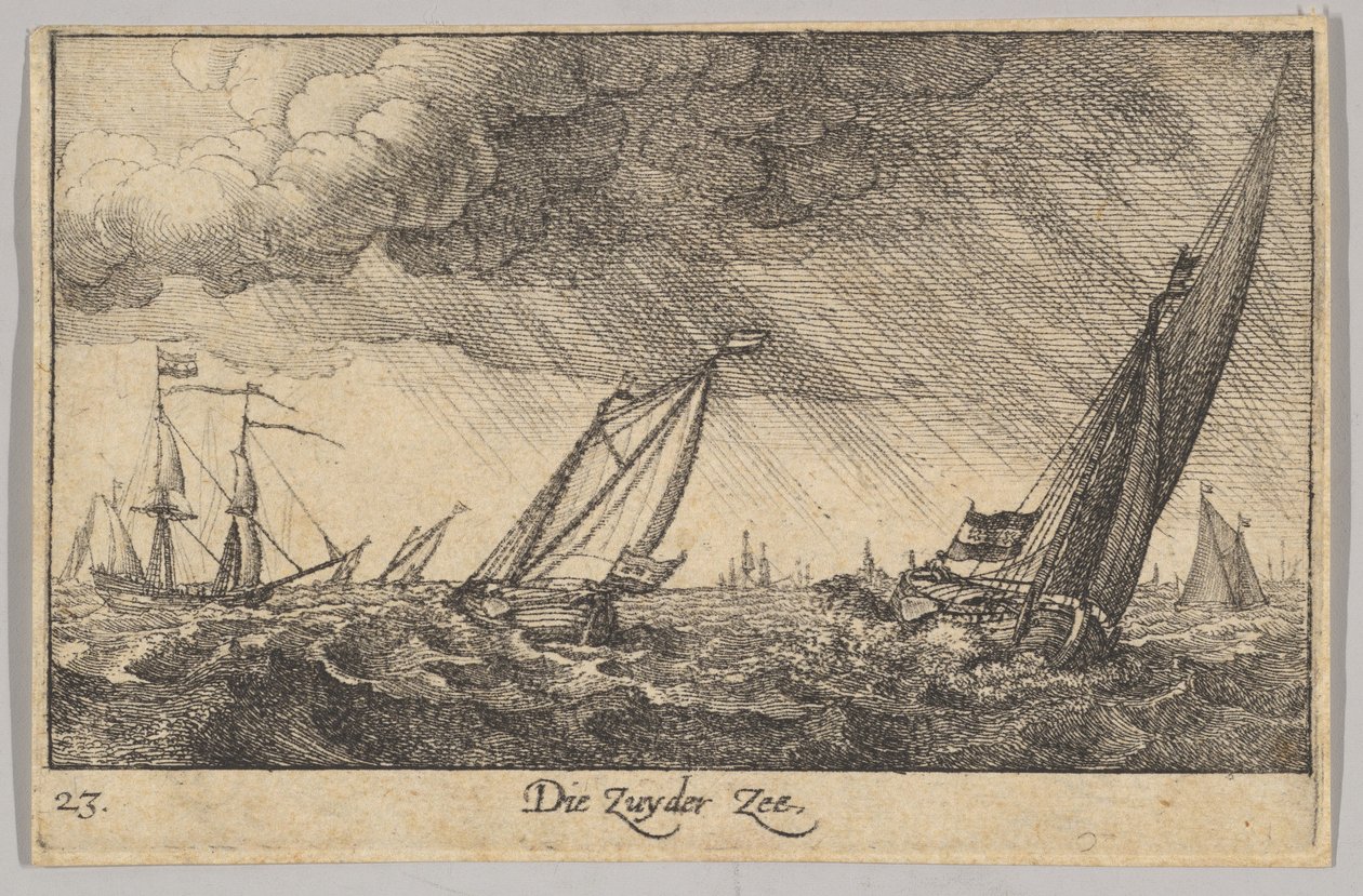 Zuyder Zee von Wenceslaus Hollar