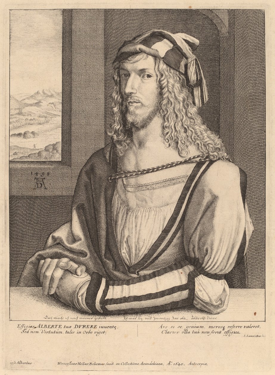 Albrecht Dürer von Wenceslaus Hollar after Albrecht Dürer
