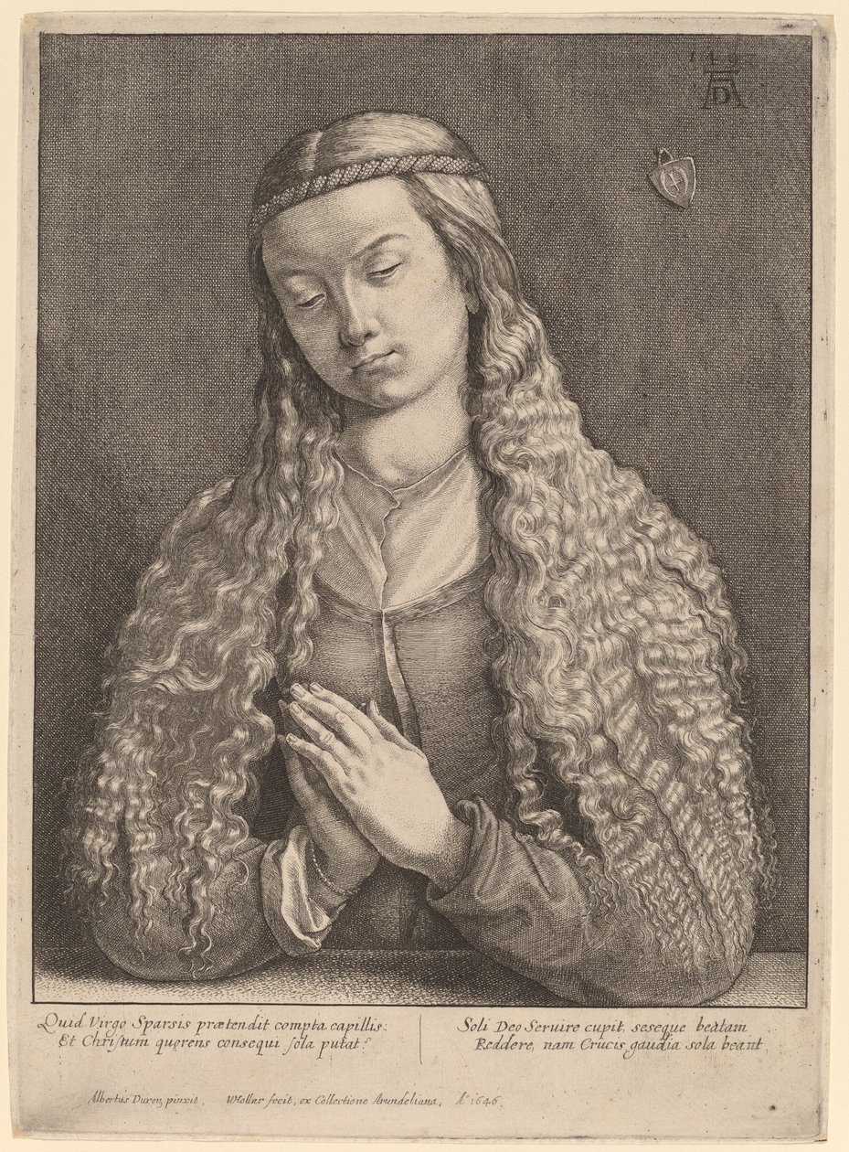 Katharine Furlegerin von Wenceslaus Hollar after Albrecht Dürer
