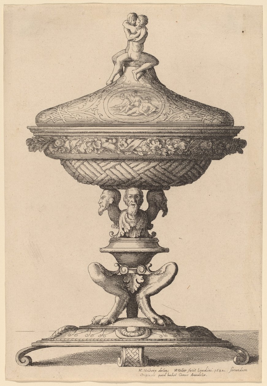 Verzierter Kelch von Wenceslaus Hollar after Hans Holbein the Younger