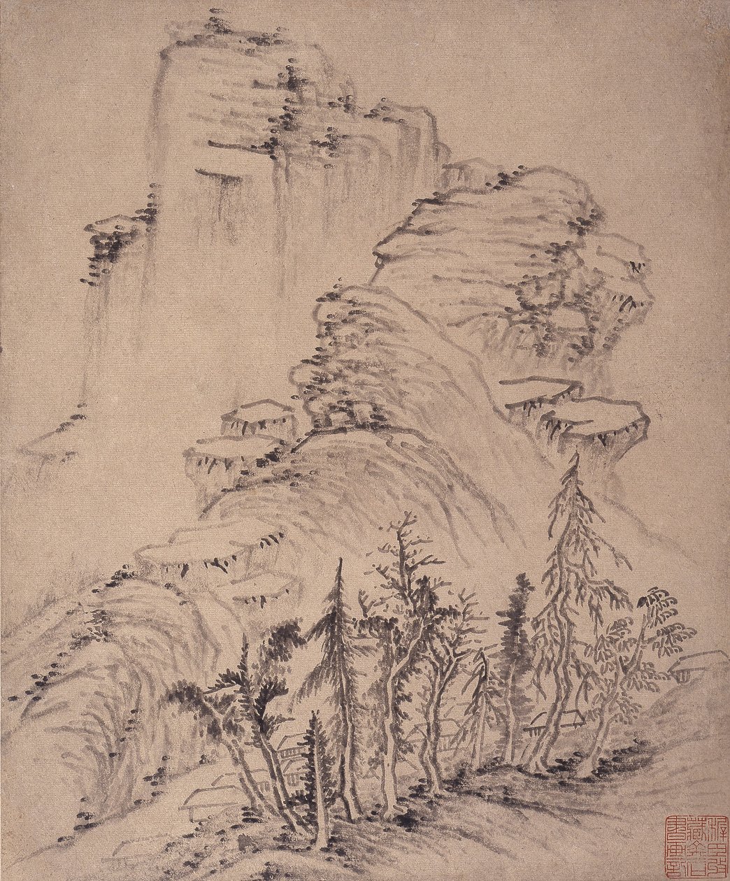 Album mit Landschaftsgemälden von Wencong Yang