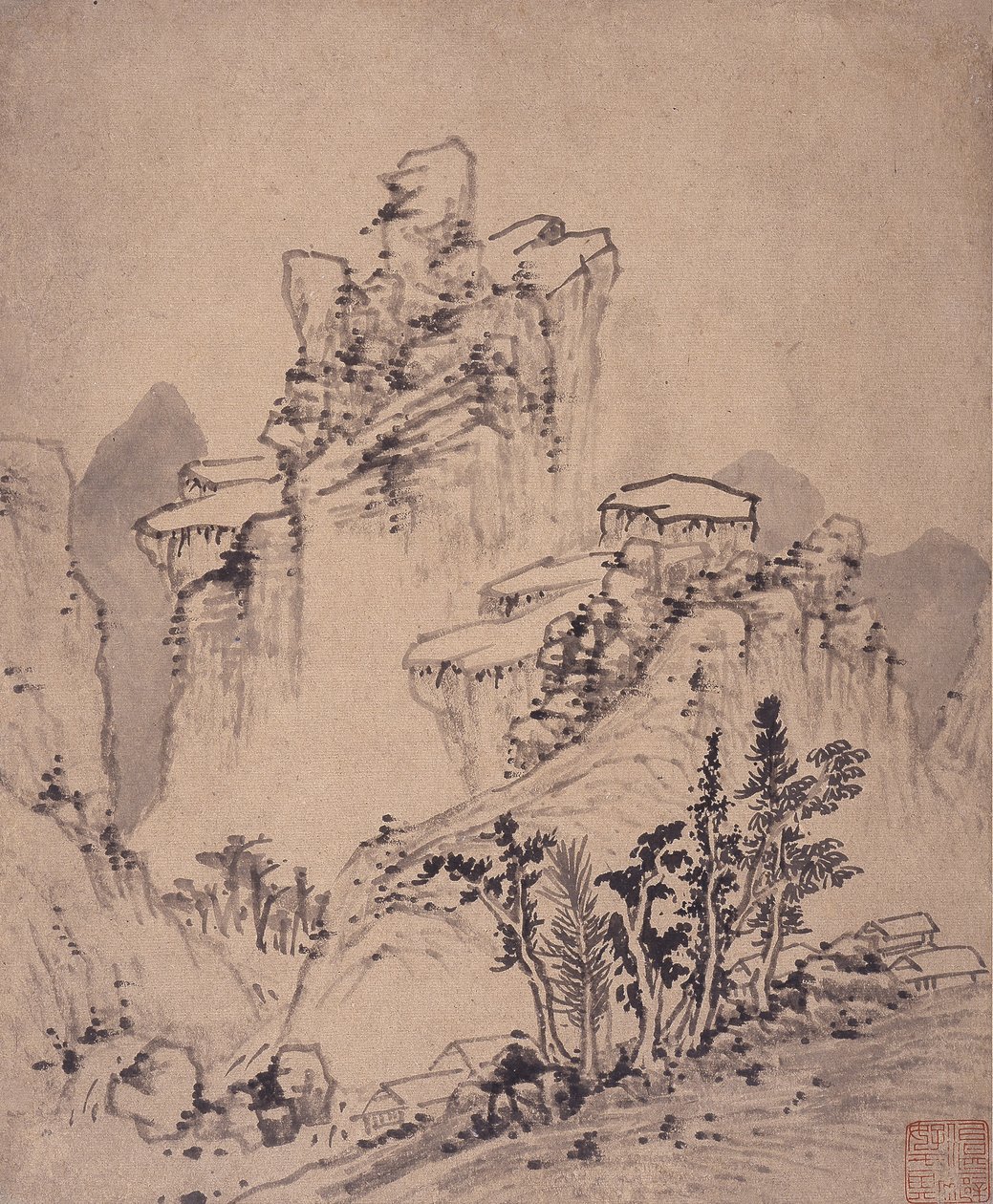 Album mit Landschaftsgemälden von Wencong Yang