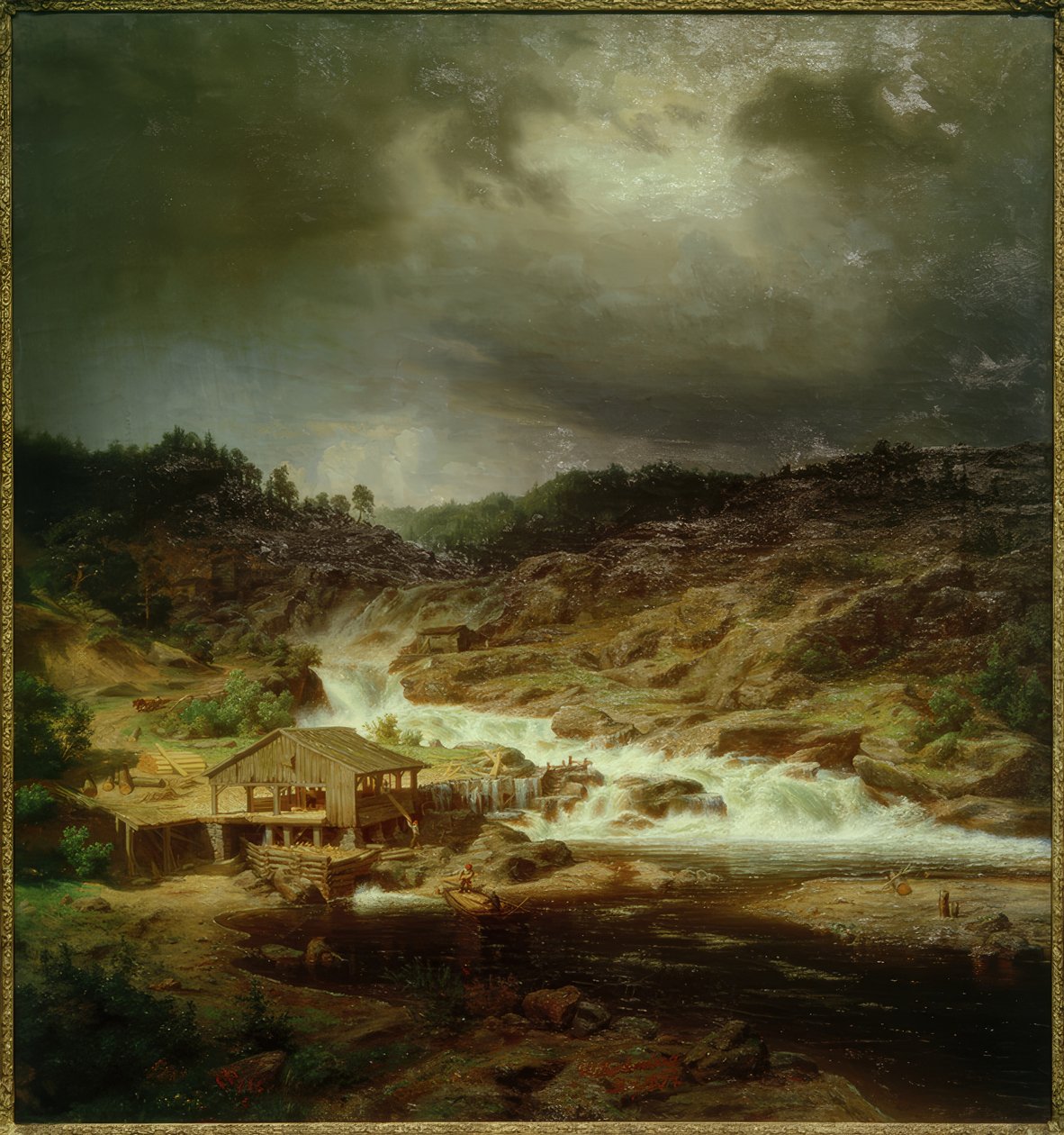 Der Kyrö Wasserfall von Werner Holmberg