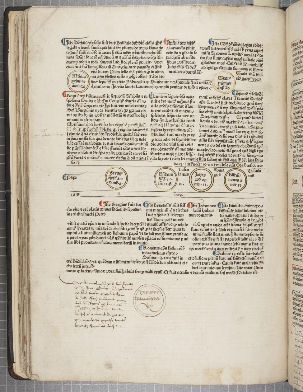Fol 53 verso, Fasciculus Temporum von Werner Rolevinck