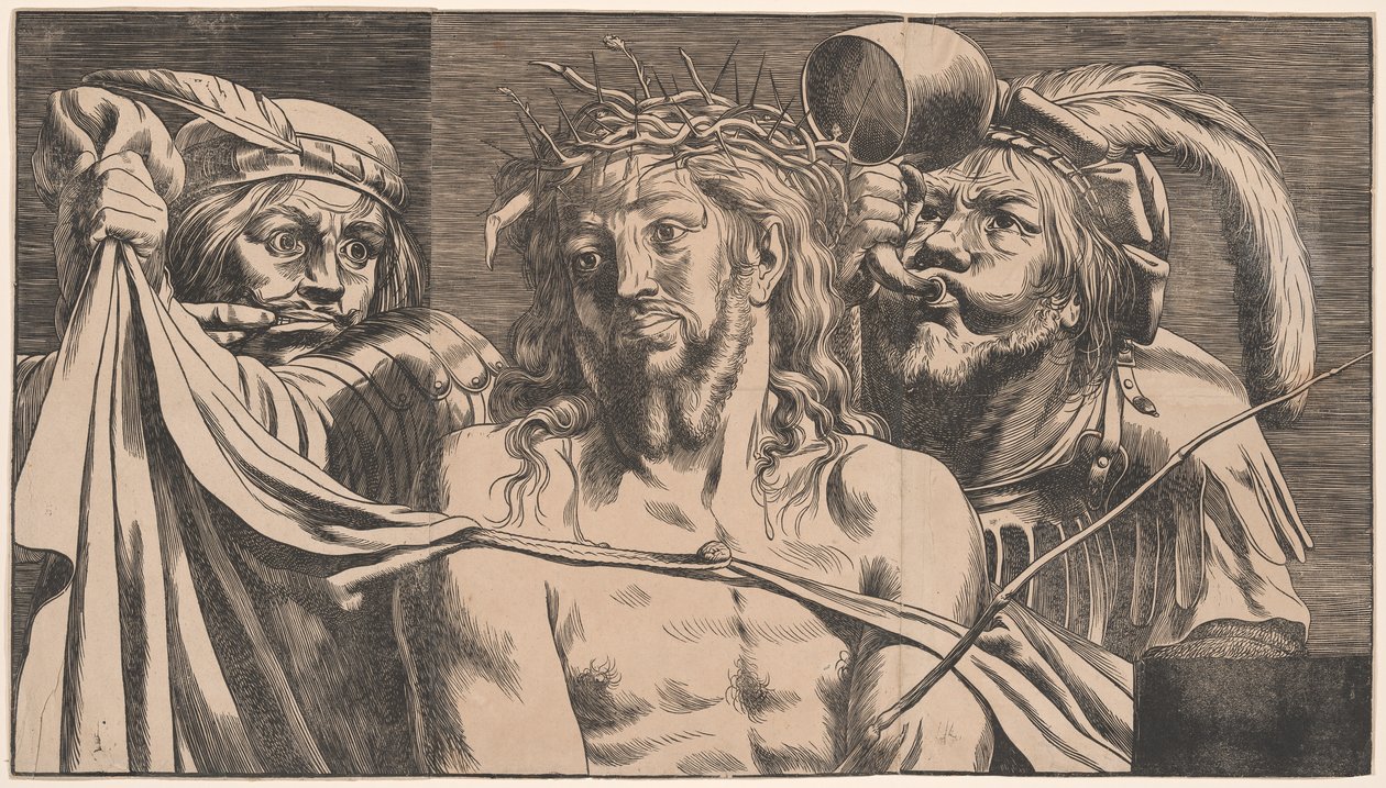 Die Verspottung Christi von Werner van den Valckert