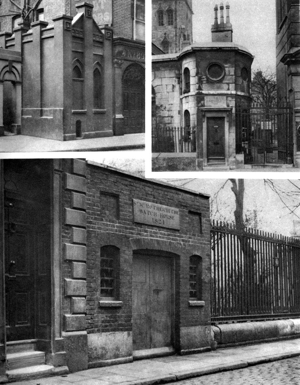 Drei Friedhofswachhäuser, London von Whiffin