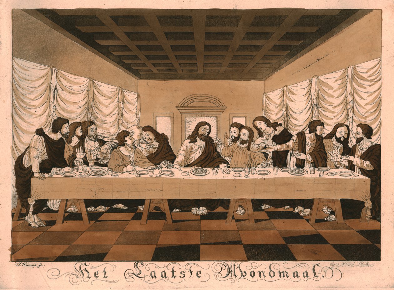 Das letzte Abendmahl von Wienink