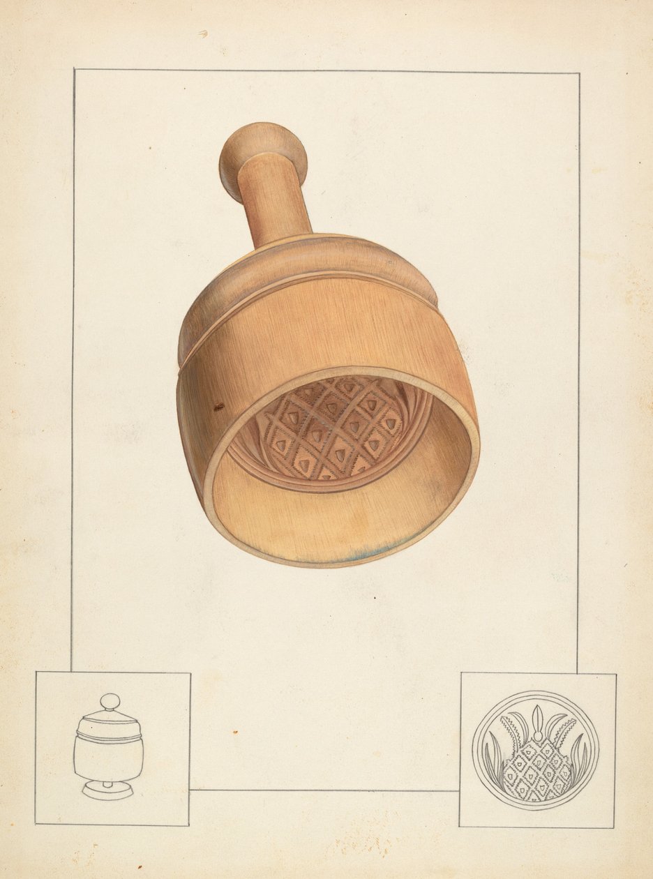 Butterform, ca. 1937 von Wilbur M Rice