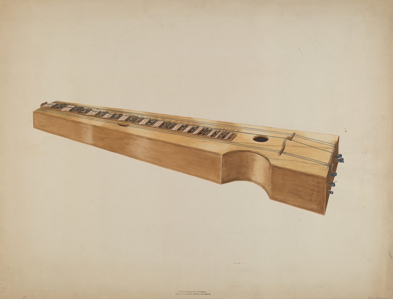 Psalmodikon von Wilbur M Rice