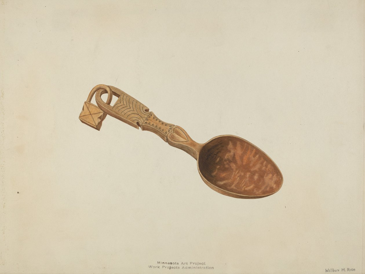 Holzlöffel von Wilbur M Rice