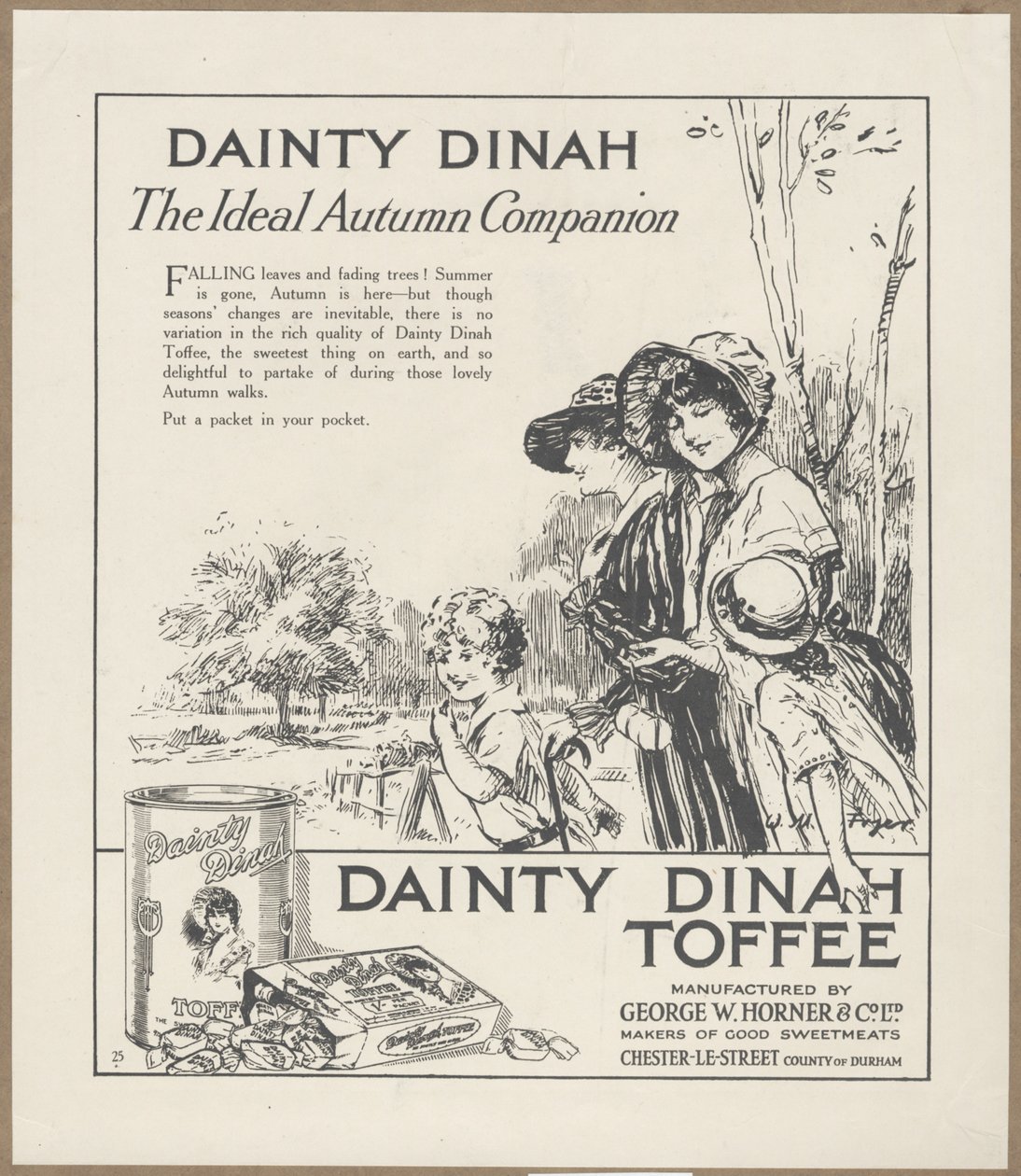 Dainty Dinah Toffee, ca. 1920 von Wilfred Fryer