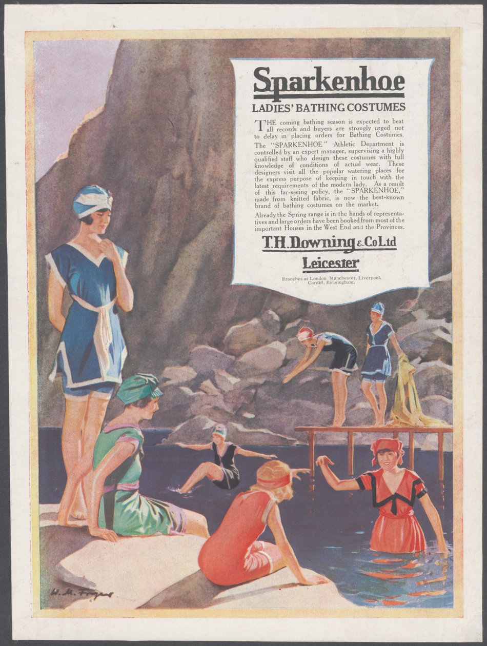 Sparkenhoe-Badeanzug, ca. 1920er Jahre von Wilfred Fryer