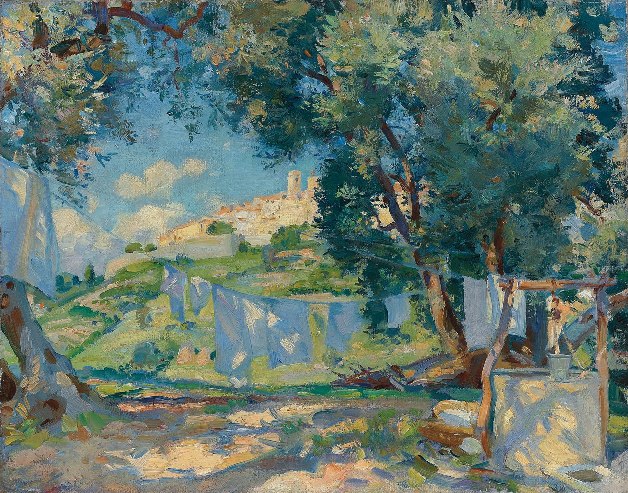Eine leichte Brise, Biot, Provence von Wilfred Gabriel de Glehn