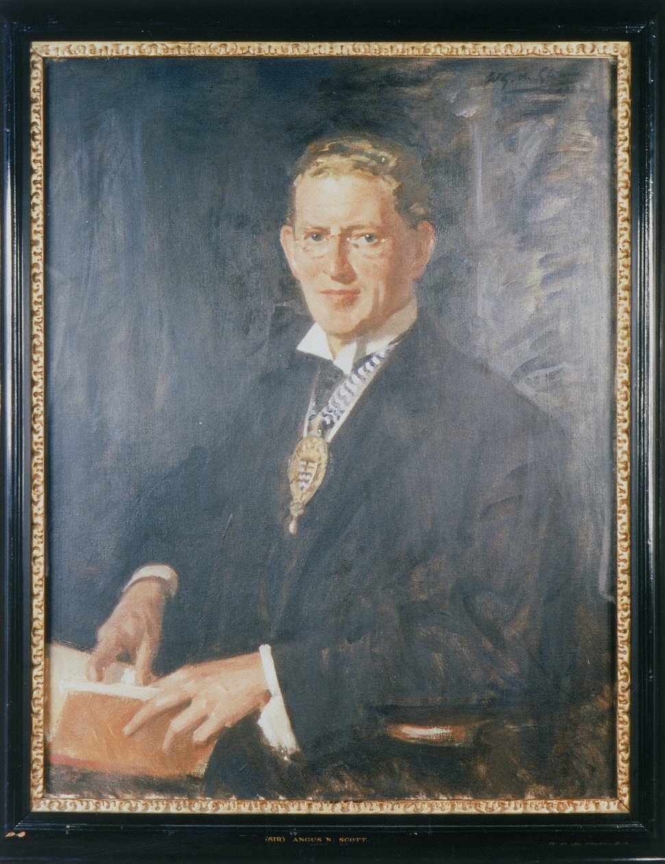 Sir Angus Newton Scott von Wilfred Gabriel de Glehn