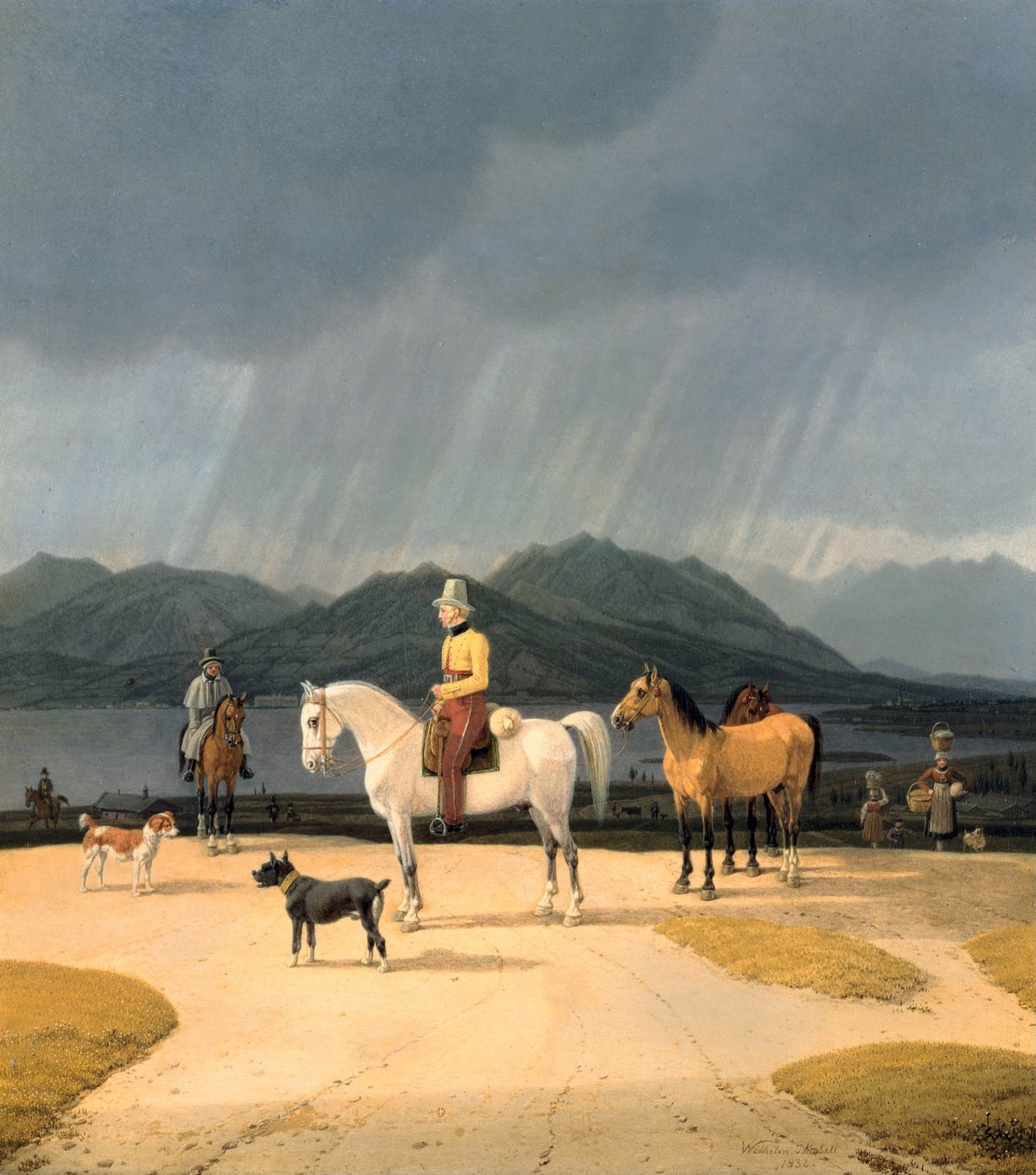 Reiter am Tegernsee von Wilhelm Alexander Kobell
