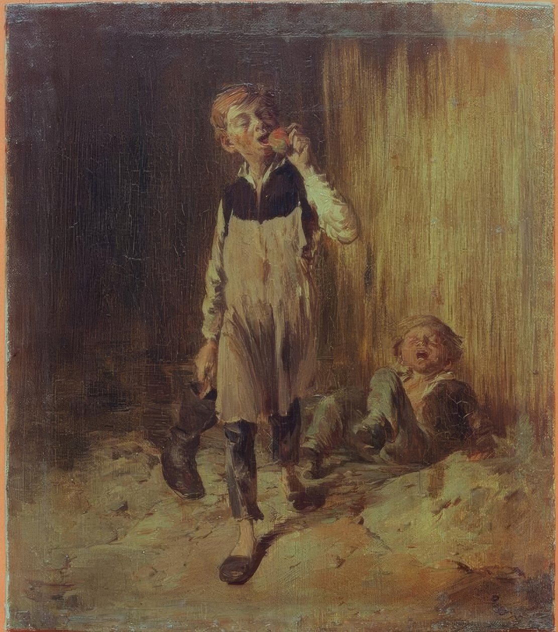 W. Busch, Schusterjungen nach Balgerei von Wilhelm Busch