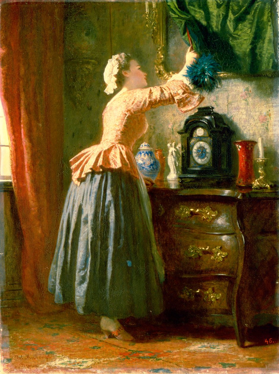 Eine Magd, 19. Jahrhundert von Wilhelm Amberg