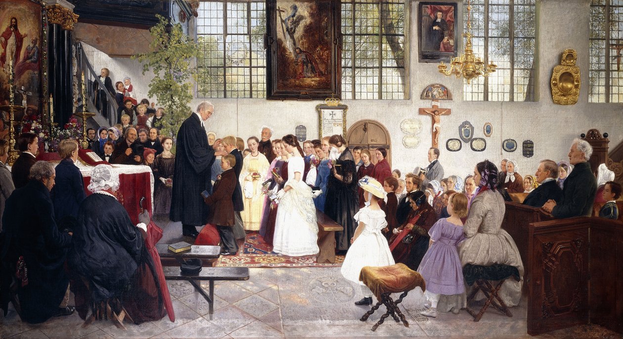 Die Konfirmation von Wilhelm August Stryowski
