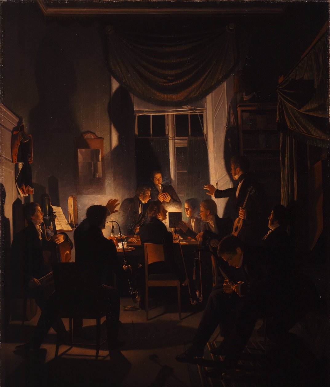 Eine Rauchgesellschaft von Wilhelm Bendz