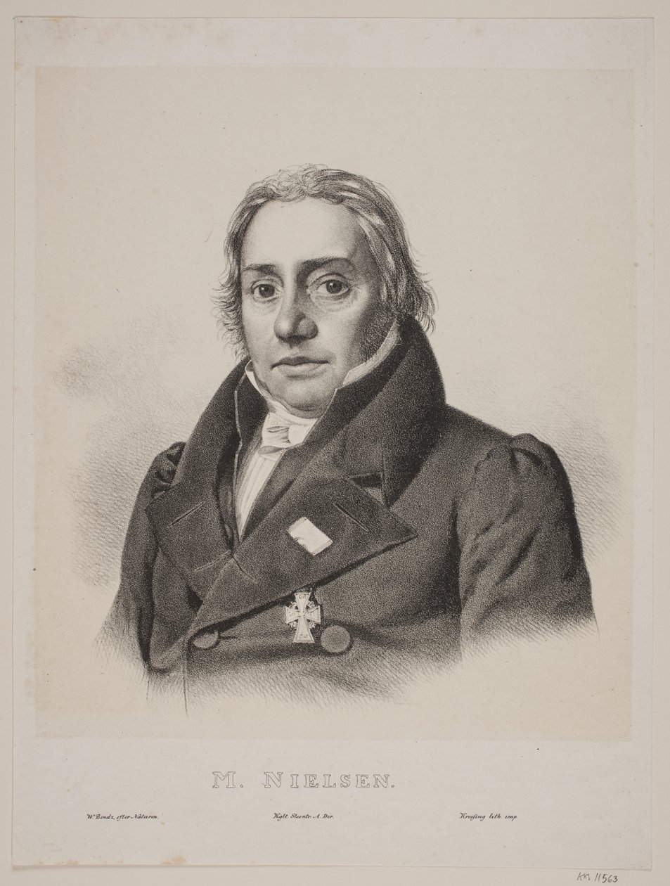 Rektor Michael Nielsen von Wilhelm Bendz