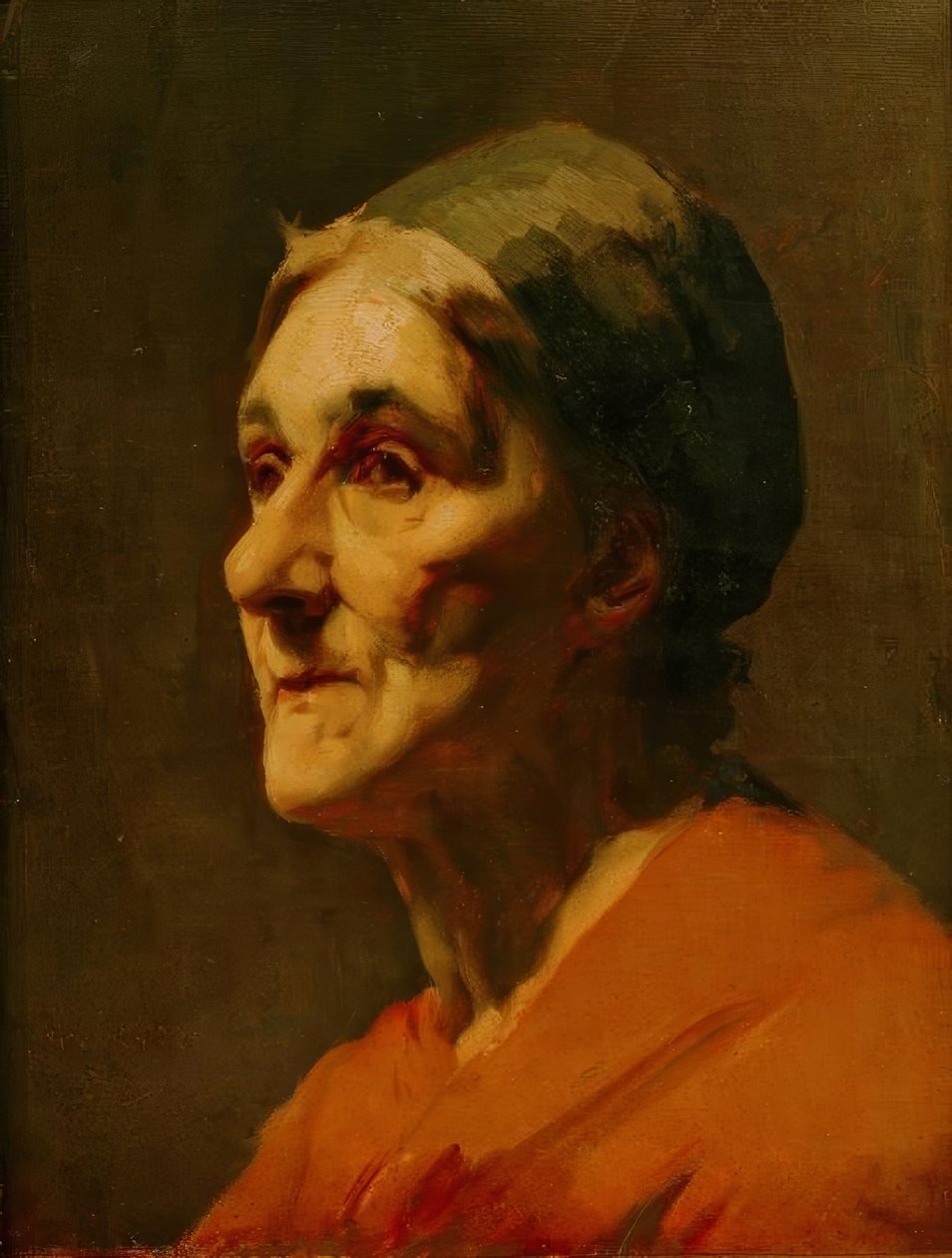 Alte Frau von Wilhelm Busch
