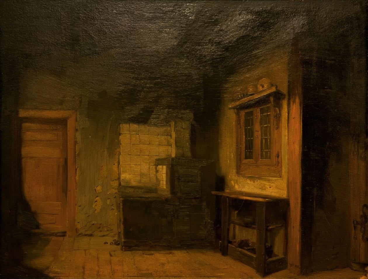Küche im Pfarrhaus in Wiedensahl von Wilhelm Busch