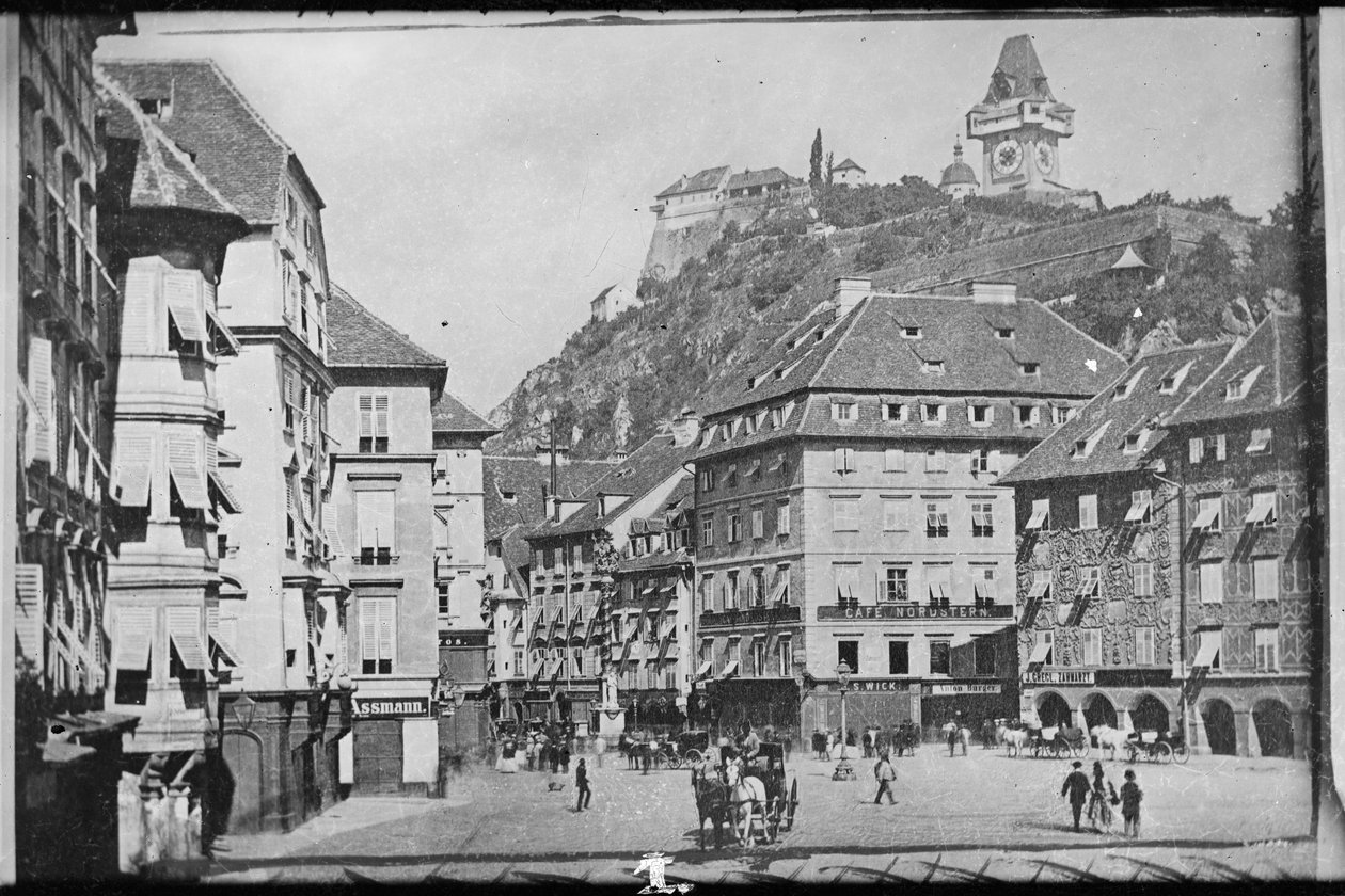 Hauptplatz in Graz von Wilhelm J. Burger