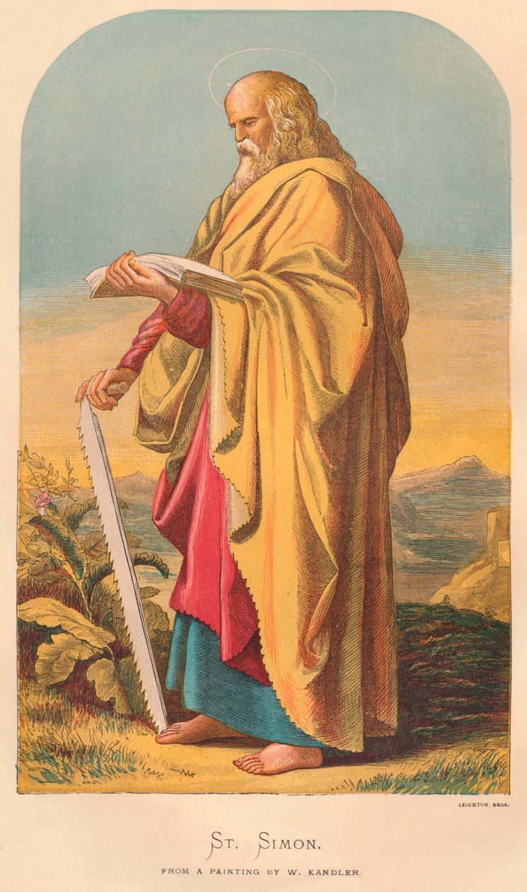 St. Simon, Mitte bis Ende 19. Jahrhundert von Wilhelm Kandler