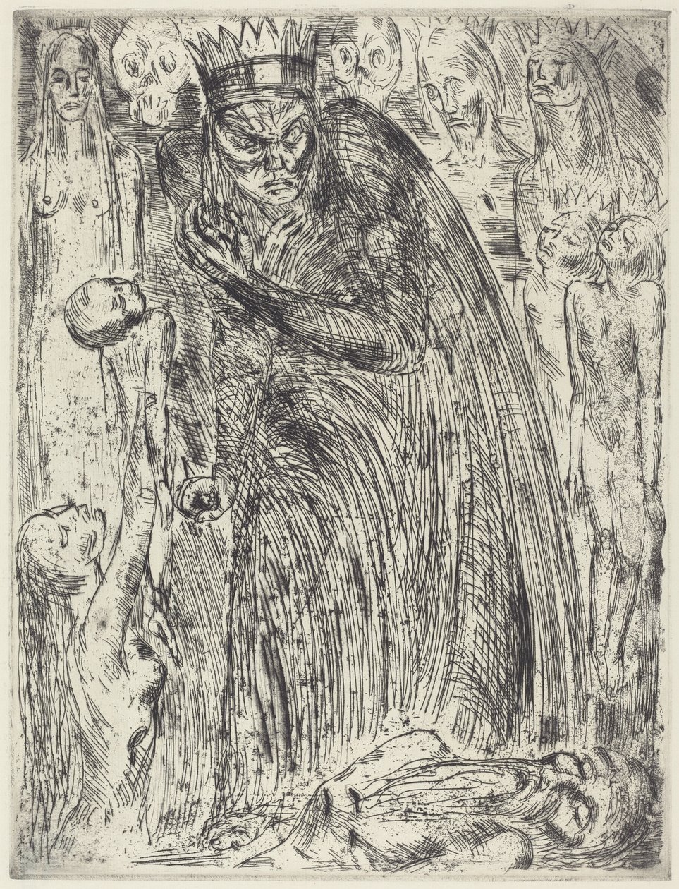 Macbeth V (Die Vision der Lady Macbeth) von Wilhelm Lehmbruck