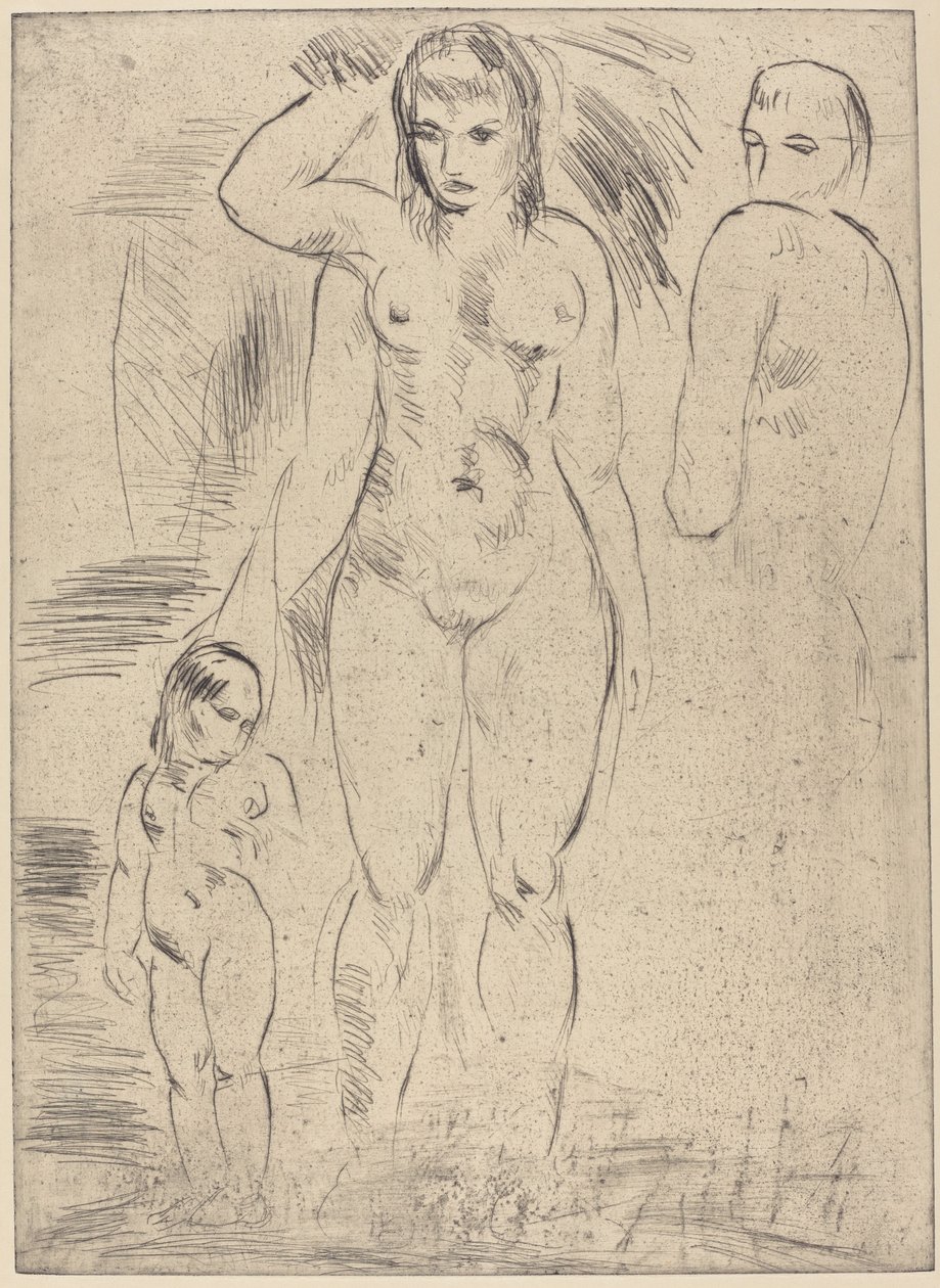 Weib und Kind von Wilhelm Lehmbruck