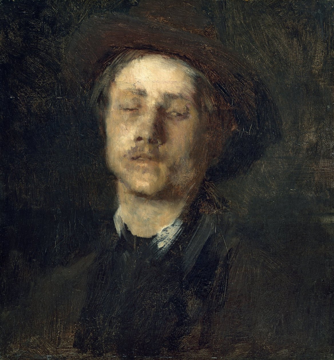 Kopf eines Blinden von Wilhelm Maria Hubertus Leibl