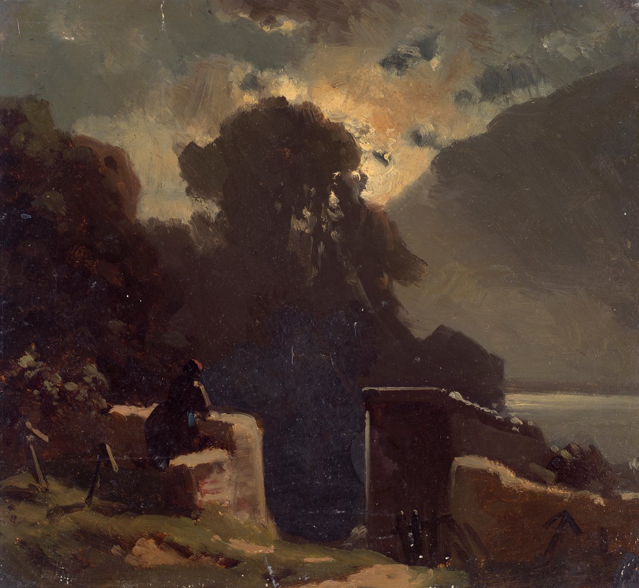 Mondlandschaft von Wilhelm Lichtenheld