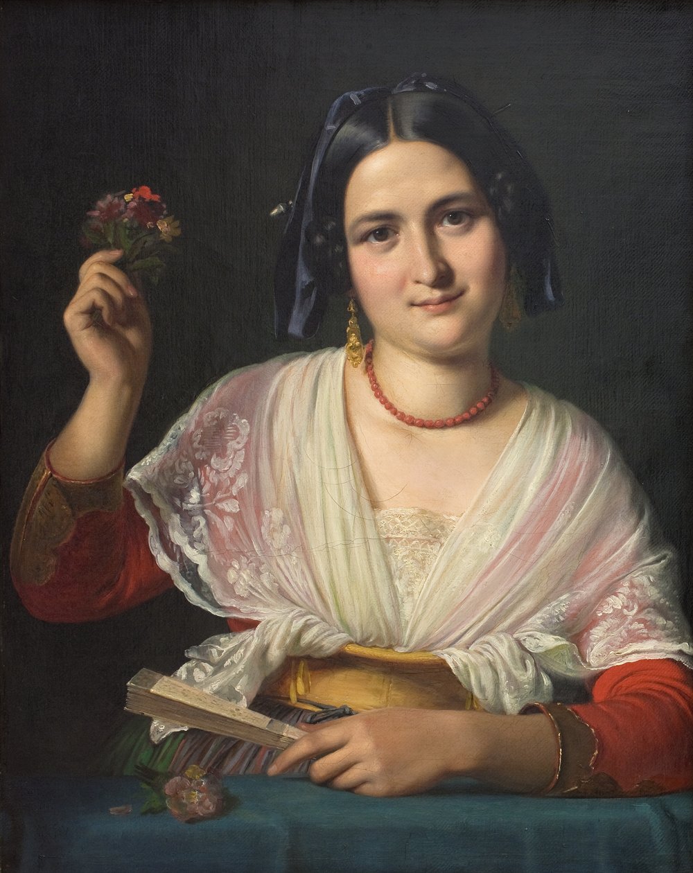 Eine römische Frau in fantasievoller Kleidung von Wilhelm Marstrand